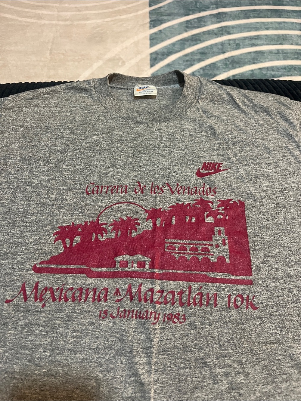 Vintage 1983 Nike Mazatlán 10K T shirt